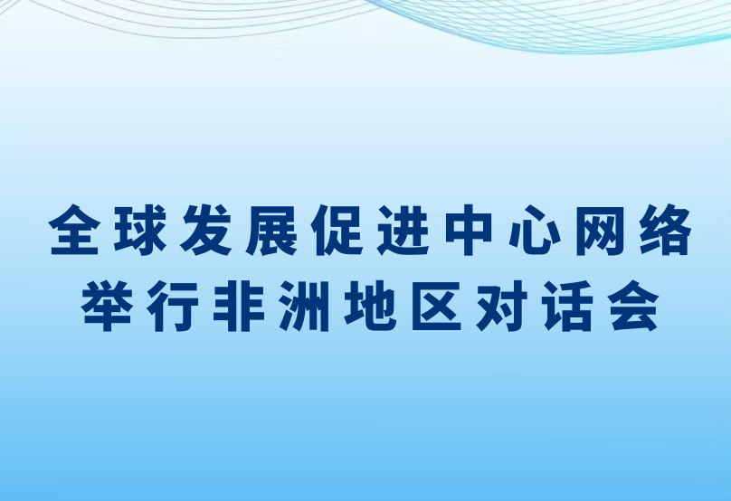 全球发展促进中心网络举行非洲地区对话会