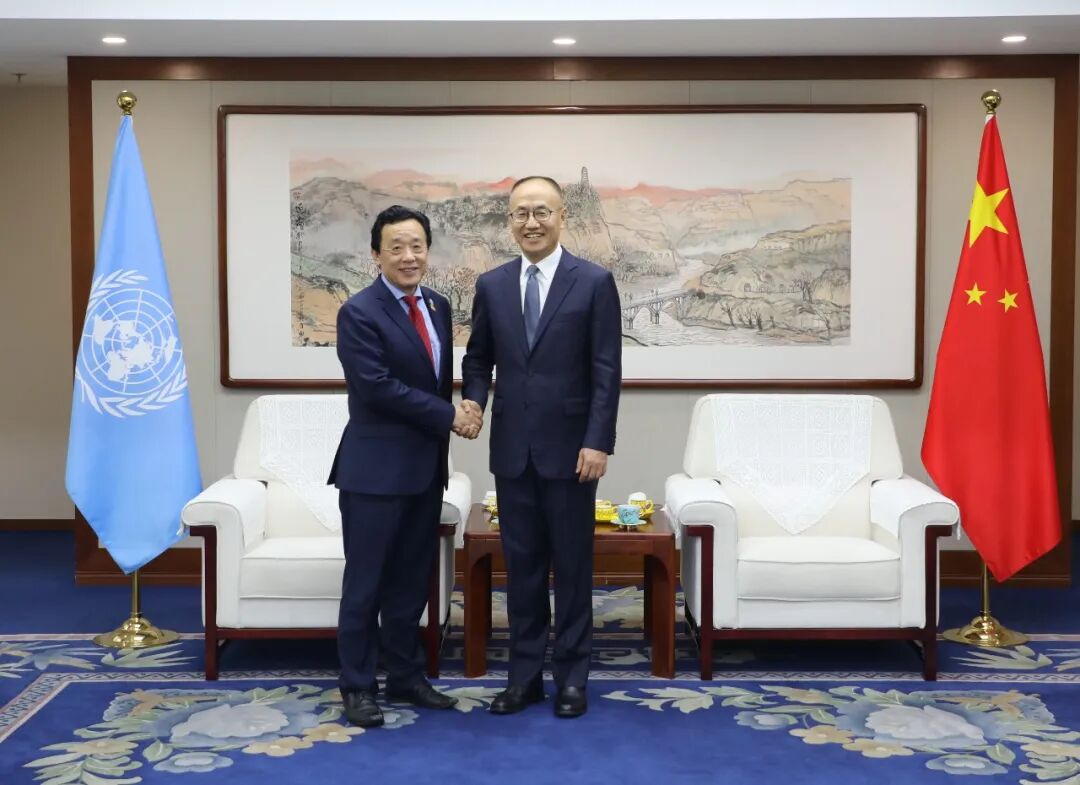 陈晓东署长会见联合国粮食及农业组织总干事屈冬玉